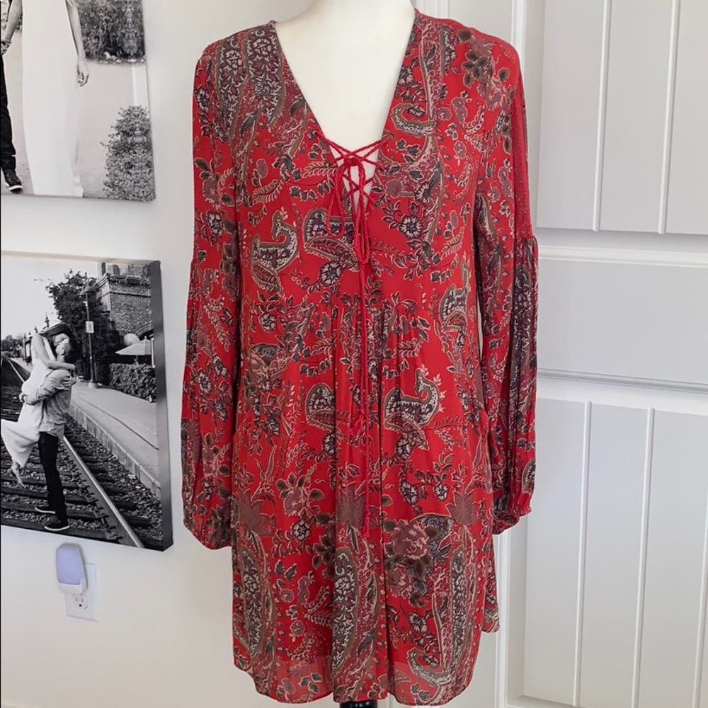 FREE PEOPLE size Medium Long Sleeve Dress